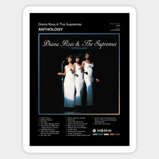 Diana Ross & The Supremes - Anthology Tracklist Album Sticker